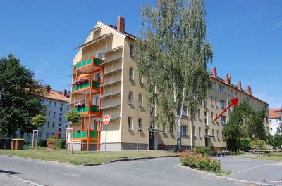 50 m² Wohnung  mit Balkon in Löbau / SÜD