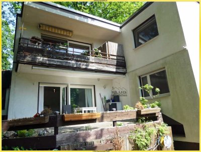 Frohnau! Modernisierte 2 Zimmer Terrassenwohnung (aktuell möbliert) in idyllischer Grünlage