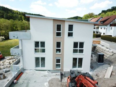 Exklusive 3 Zimmer-Neubauwohnung mit Panoramablick und KFW55-Standard