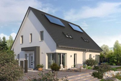 Individuell geplante Doppelhaushälfte in Nürnberg - Ihr Traumhaus mit allkauf Active Time für Ambiti