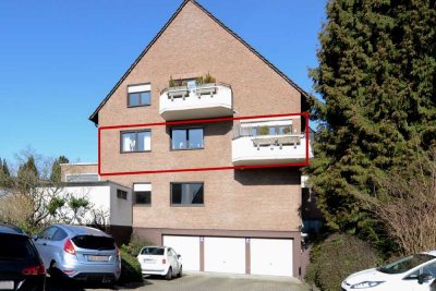 Helle und sehr gut geschnittene 2-Zimmerwohnung mit 2 Balkonen und Kfz-Außenstellplatz