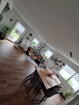 Helle 3-Zimmer Wohnung mit Garten & Balkon in Ulm-Böfingen - komplett möbliert