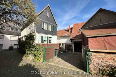 Provisionsfreies Altstadthaus-Ensemble mit 2 Häusern, Scheune und idyllischem Innenhof