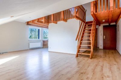 Charmante 2-Zimmerwohnung  mit Einbauküche, Garage und Empore zentral in Syke Bahnhofsnähe