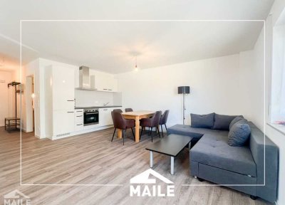 Neuwertige 1-Zimmer-Wohnung – Möbliert, barrierefrei und mit Einbauküche