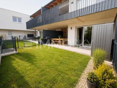 Gartenwohnung mit DAN-Küche, Terrasse und Tiefgarage