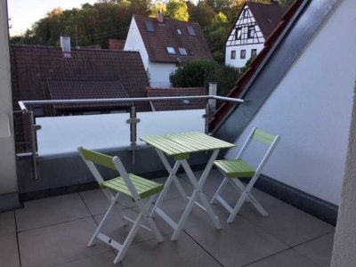 Schöne möblierte drei Zimmer Maisonettewohnung in Ludwigsburg Alt-Hoheneck (Kreis), Ludwigsburg