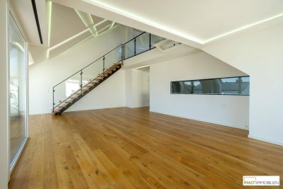 NEUER PREIS - 590.000,-- € / DG Wohn(T)raum direkt in Stockerau - Einziehen und Wohlfühlen + ca. 55 m² große Dachterrasse