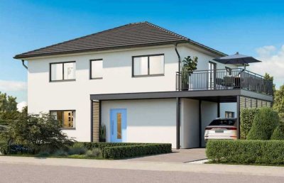 Schlüsselfertiges Einfamilienhaus in Feldrandlage mit Grundstück