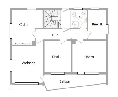 Schöne vier Zimmer Wohnung im Ortszentrum von Wutöschingen EG