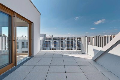 THE TEMPTATION - Dachgeschoss-Maisonette mit Terrasse &amp; Balkon - 21 m² Freifläche | 4 Zimmer
