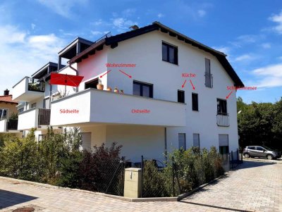 Moderne 2-Zimmer-Wohnung mit Balkon und EBK – nur 2 Minuten zur S-Bahn!