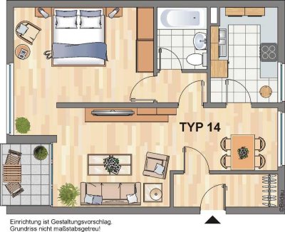 2-Zimmer-Wohnung in Essen Freisenbruch