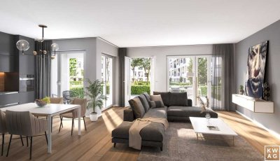 3-Zimmer-Wohnung mit Terrasse und Garten