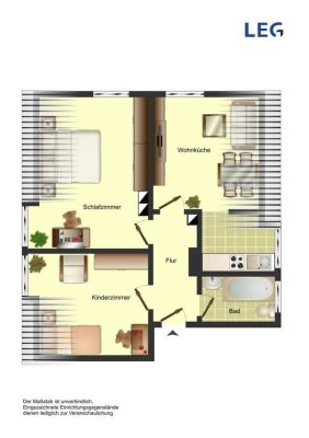 3-Zimmer-Wohnung in Bergkamen City