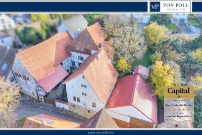 Charaktervolles Bauernhaus mit Galerie, Scheunen, Garage und Auto-Stellplätzen