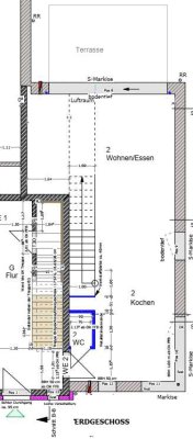 Lichtdurchflutete Maisonette-Wohnung mit Terrasse und Garten