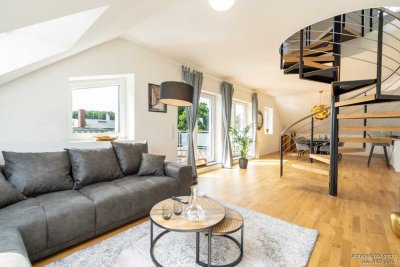 Welc(H)ome® by RIDA RESIDENTIAL – Rodenkirchen Musikerviertel! Penthouse-Maisonette: Balkon & Garage