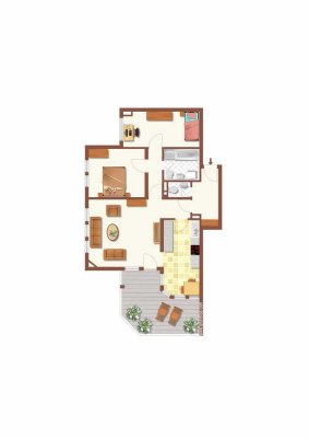 Großzügige 3-Zimmer-VORRATH-Wohnung mit großem Balkon und Tiefgaragen-Stellplatz