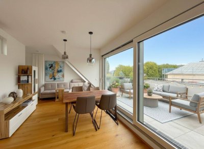 TERRASSEN-HIT - Neubau - BJ 2019 - 3 Zimmer - ca. 81m² gew. NFL - KLIMA - Tiefgarage - Grünblick - Ruhelage