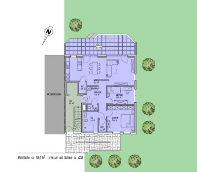 Moderne Erdgeschosswohnung mit Garten und Terrasse in exklusiver Neubauanlage