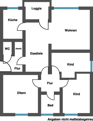3,5-Zimmer-Wohnung mit Bergblick inkl. Stellplatz