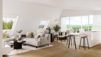 ~ Stilvolles Penthouse mit Seeblick - Einzigartiges Wohnen am See - Provisionsfrei ~