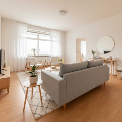 Lichtdurchflutete 2,5-Zimmer-Wohnung im 8. OG mit sensationellem Weitblick - ab sofort bezugsfrei