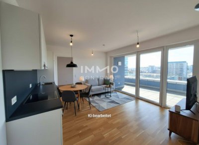 Wohnen über den Dächern von Linz - KOMPAKTE 2 Zi-Wohnung mit Blick zur GRÜNEN MITTE!