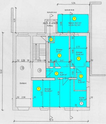 Schöne drei Zimmer Altbauwohnung in Karlsruhe, Südweststadt