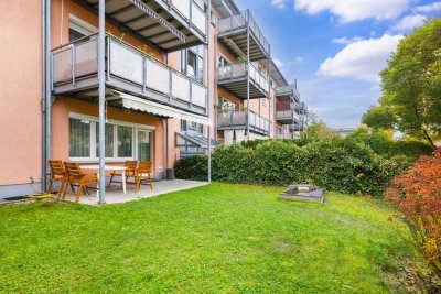 Lichtdurchflutete 3-Zimmer-Wohnung mit großem Garten und Tiefgaragenstellplatz – Ideal zur Kapitalan