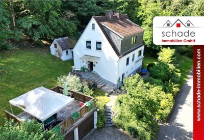 SCHADE IMMOBILIEN - Ruhe pur! Zweifamilienhaus im Außenbereich von Herscheid.