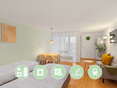 Geschmackvolle, gepflegte 3-Zimmer-Wohnung mit Balkon und EBK zur Ablöse (6k €) in Olching