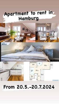 Neuwertige 2,5-Raum-Wohnung mit Balkon und Einbauküche in Hamburg