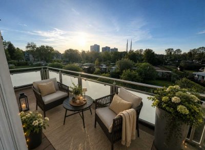 MIETKAUF möglich: Erstbezug helle Wohnung mit Aufzug, Tiefgarage & Fernblick