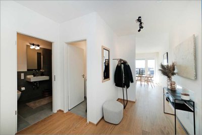 Großzügige 3-Zimmer-Neubauwohnung mit großem Balkon & zusätzlicher Loggia