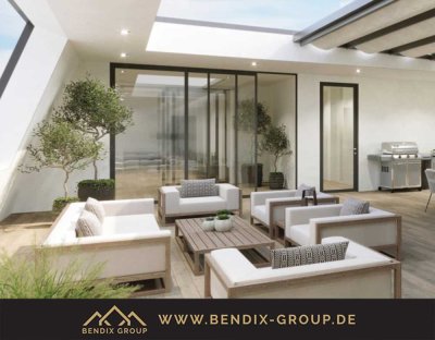 Wow-Penthouse: Luxus Pur in der Stadt! Sauna, Klimaanlage, Kamin, Dachgarten! Moderne Ausstattung!