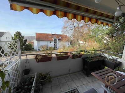 Pfund Immobilien verkauft: Gepflegte 3-Zimmerwohnung in Plochingen mit Balkon und Garage.