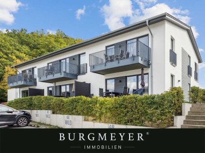 DIEMELSEE: Stilvolle Erdgeschosswohnung mit Garten, Terrasse und Sauna