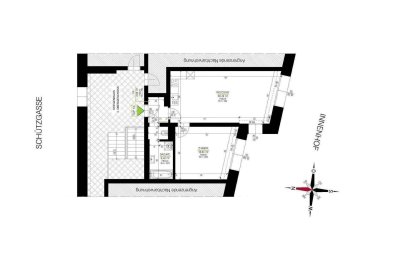 Ruhiger 2 ZIMMER-Neubau, neuwertige Einbauküche, größeres Bad mit Wanne und WC, nähe XXXLutz!