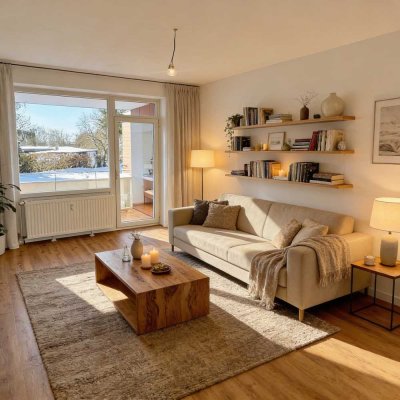 Helle Erdgeschosswohnung mit viel Raum für Familie und Homeoffice