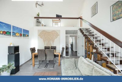 Traumhafte 4- Zimmer- Maisonettewohnung mit Garage in schöner Wohnlage von Greven