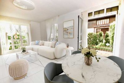 Lichtdurchflutete Garten-Maisonettewohnung in ruhiger Lage -
Wohnen in einer kleinen Wohnanlage!