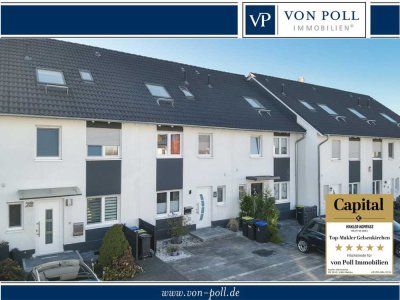 Wohnen für Familien: Lichtdurchflutetes Reihenhaus in ruhiger Spielstraße