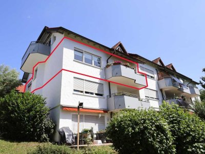 3-Zimmer-Wohnung mit traumhaftem Blick ins Grüne!