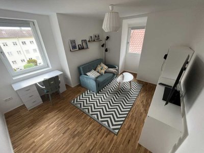 Freundliche, möblierte 2-Zimmer-Wohnung in Toplage befristet zu vermieten Adresse