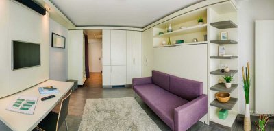 Exzellentes Apartment: Möbliert | Prime Location | WLAN | Concierge | Fitness | Strom