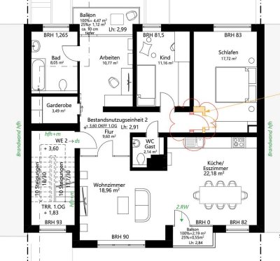 Seltene Gelegenheit: 4,5-Zimmer-Altbauwohnung mit Topgrundriss im Herzen von Essen-Rüttenscheid