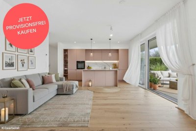 PROVISIONSFREI! 4-Zimmer-Wohnung mit viel Leichtigkeit | Zwei Bäder | Garten und Terrasse