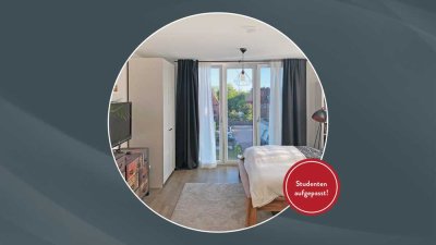 Barrierearm! Fahrstuhl!
1-Zimmer-Wohnung - Innenhofausrichtung